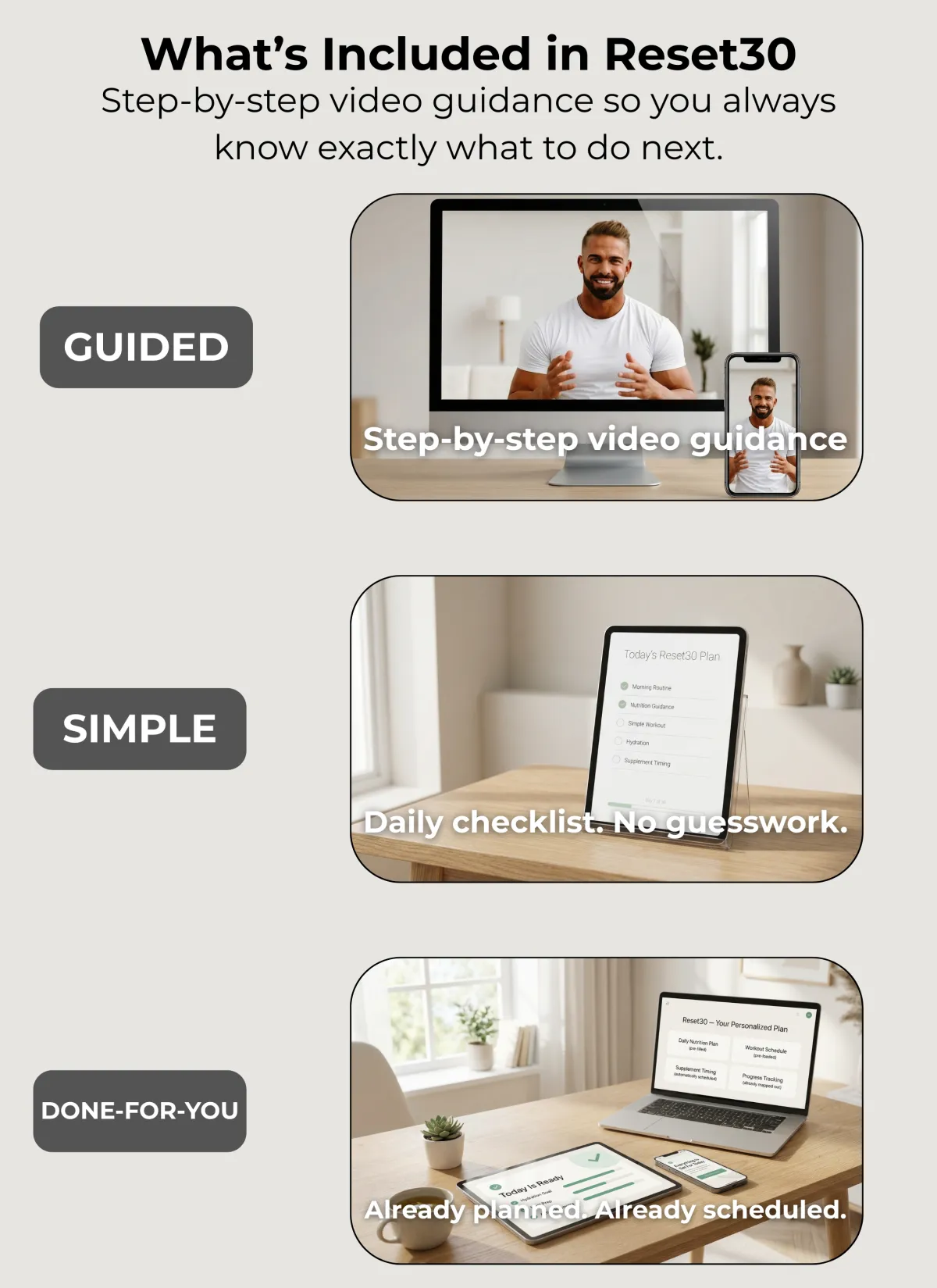 Easy simple easy to follow video tutorials