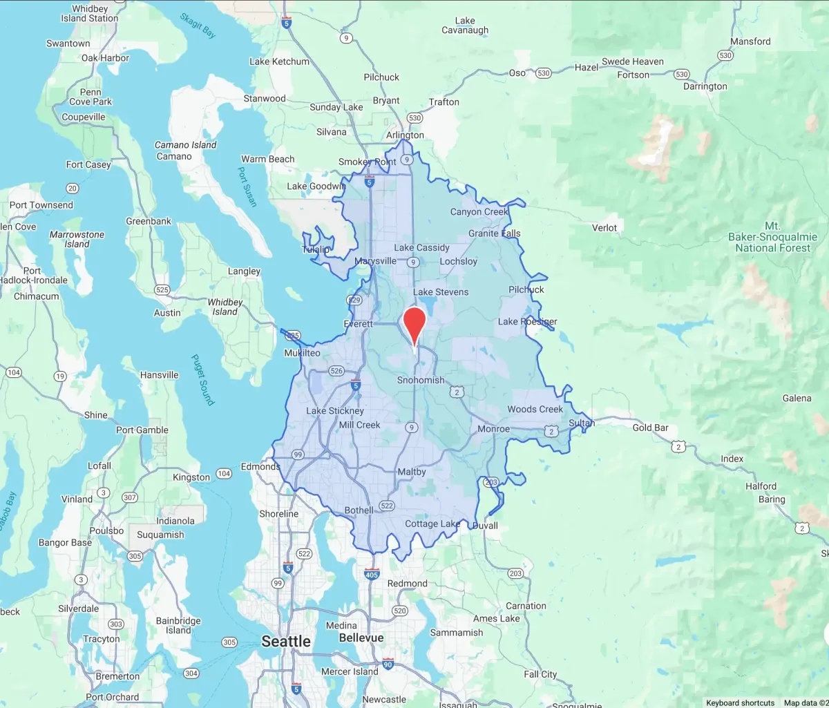 Snohomish Delivery Area - Liv Savvy