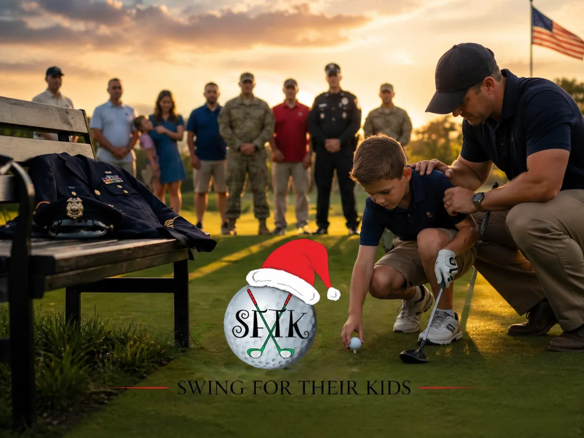 Swing for their kids fundraiser event
