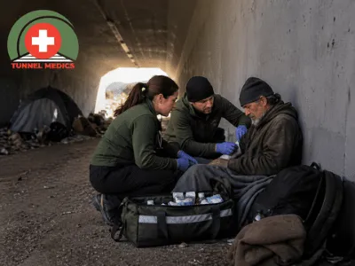 Tunnel Medics on site