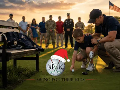 Swing for their kids fundraiser event