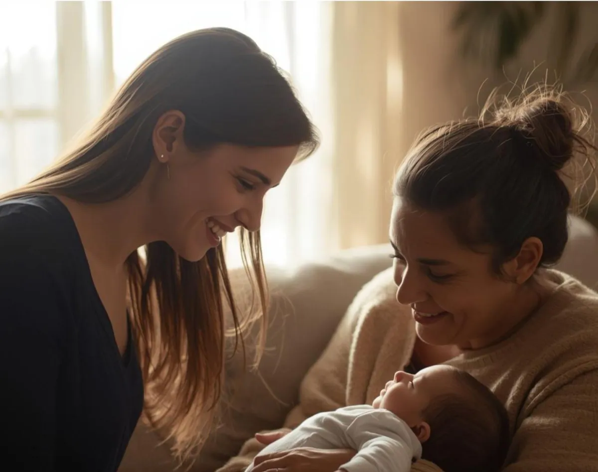 mother receiving doula support from the most trusted providers in St. Louis Mo and Metro East IL