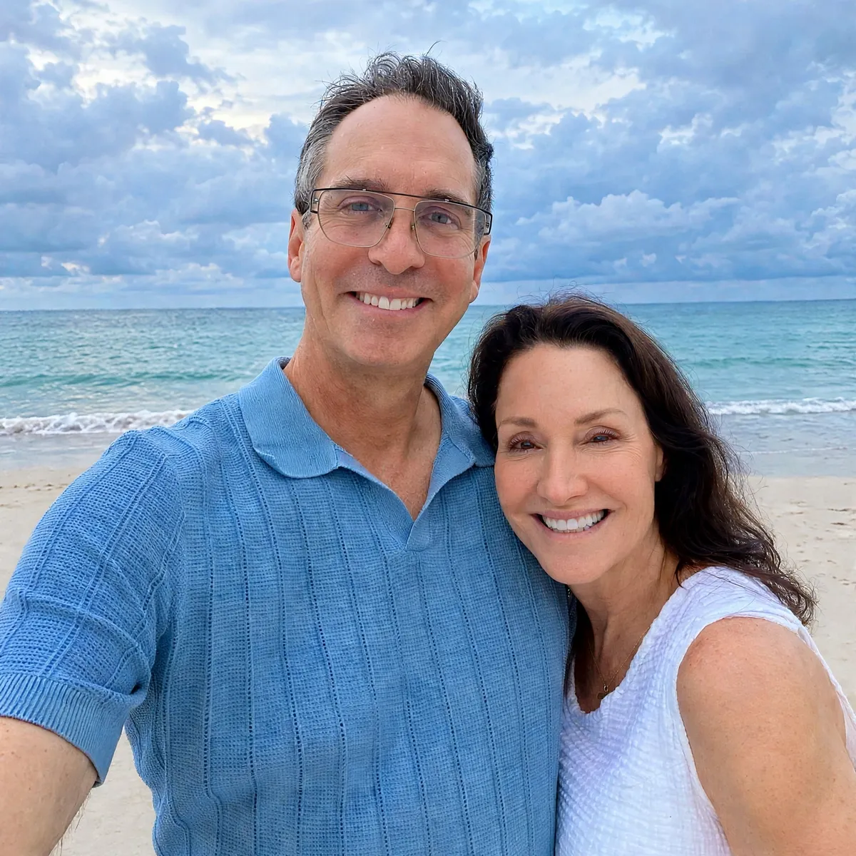 Dave with his wife and business partner, Kalia.