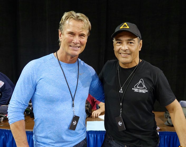Richard Nrton and Rickson Gracie