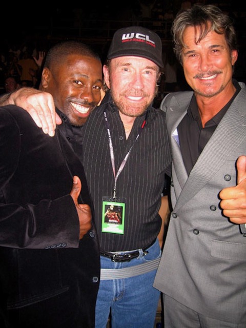 Pete Cunningham Chuck Norris and Richard Norton