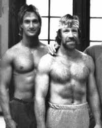Richard Norton with Chuck Norris