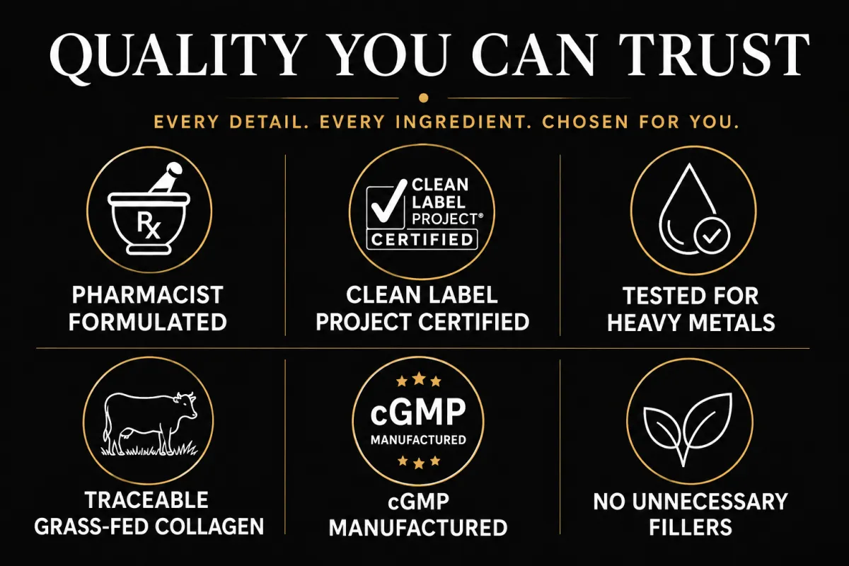 Clinical ingredients in a minimalist setting