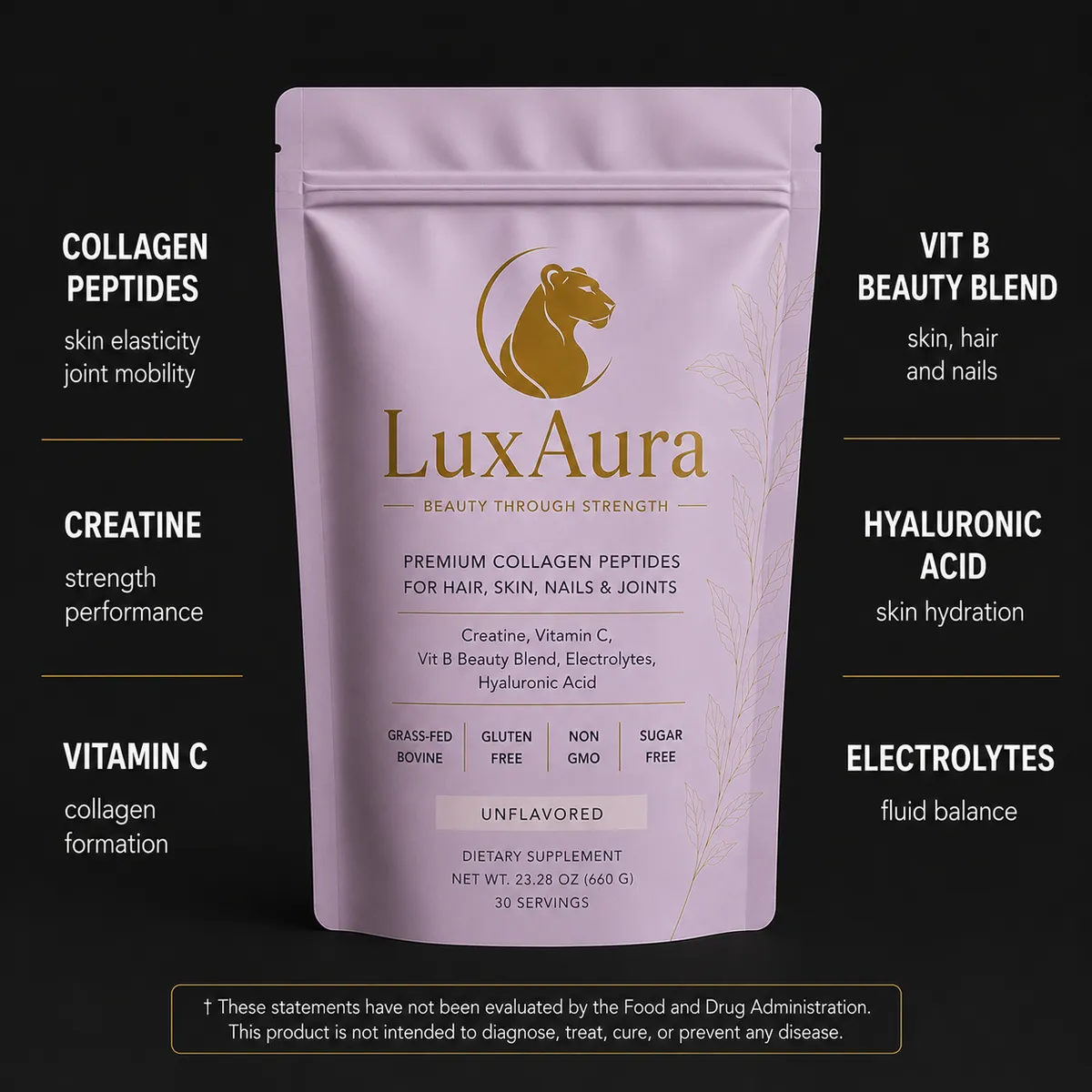 Clinical ingredients in a minimalist setting