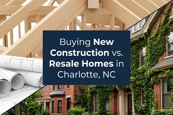 Comparison of new construction and resale homes in Charlotte, NC