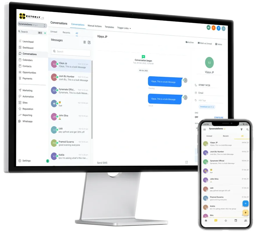 Extery.io lead management system CRM