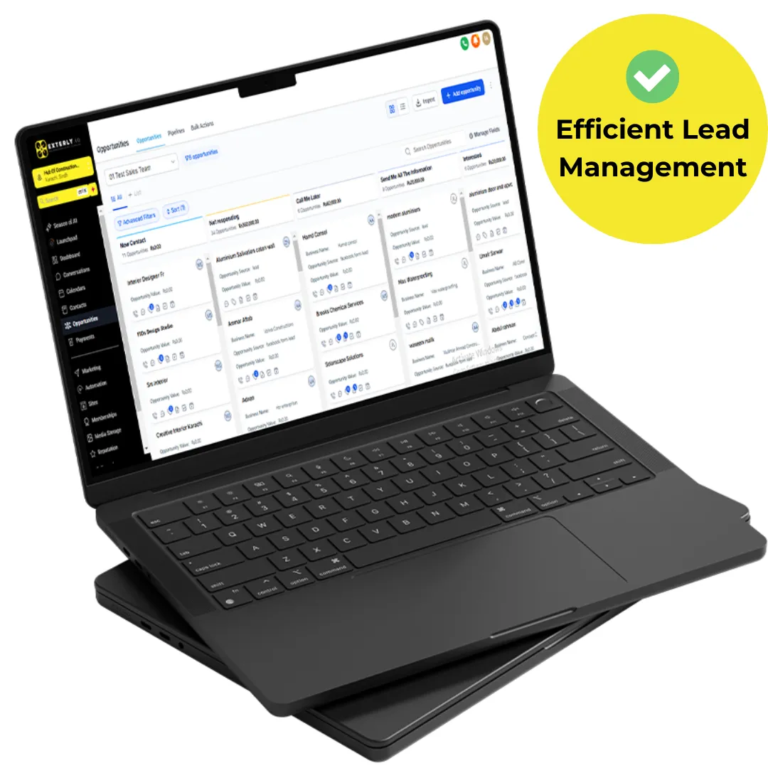 Extery.io lead management system CRM