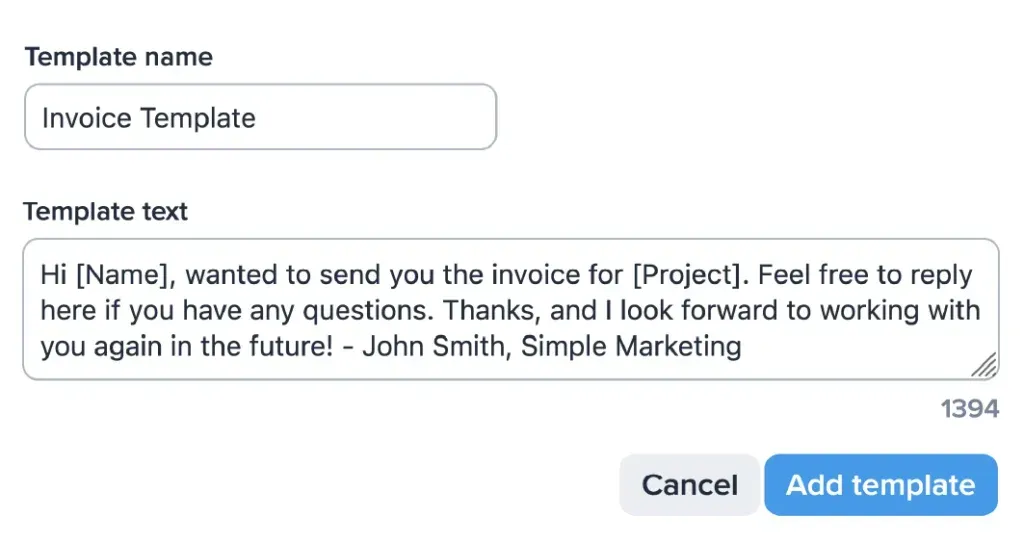 Invoices & Estimates via WhatsApp