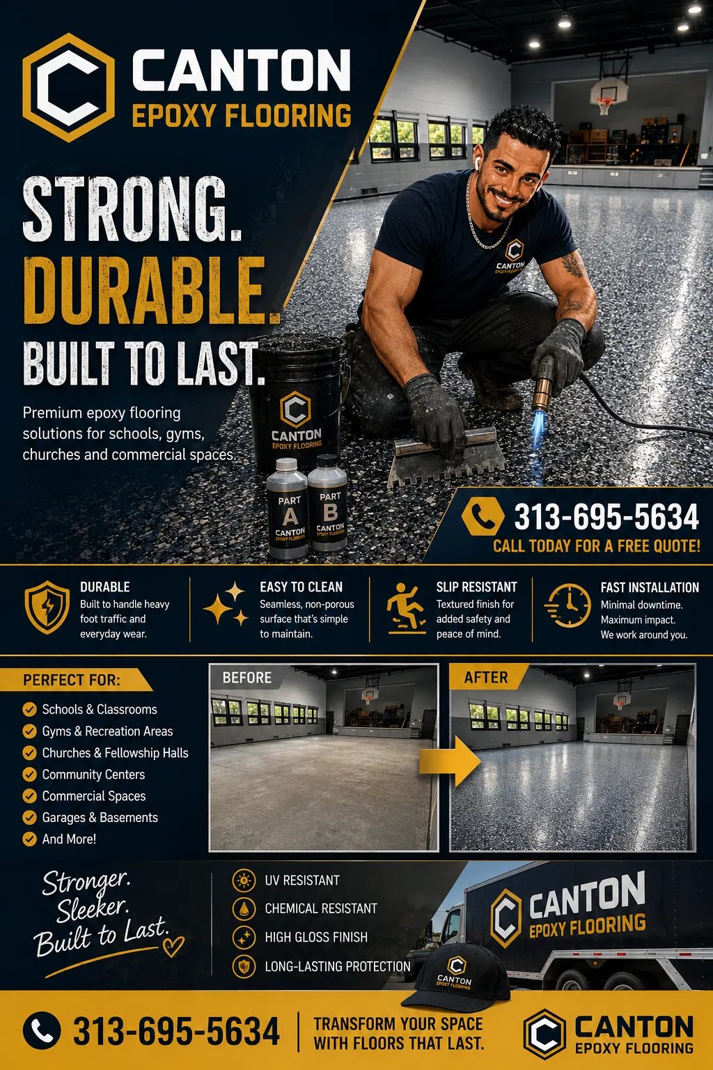 Canton Epoxy Flooring