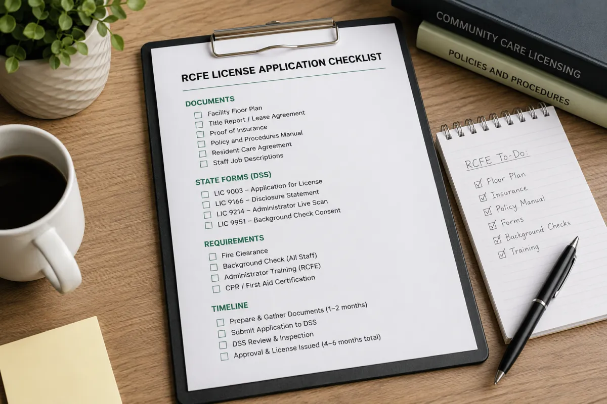 What to Know Before Applying for an RCFE License