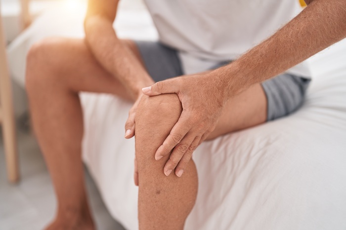 Man with Severe Knee Pain