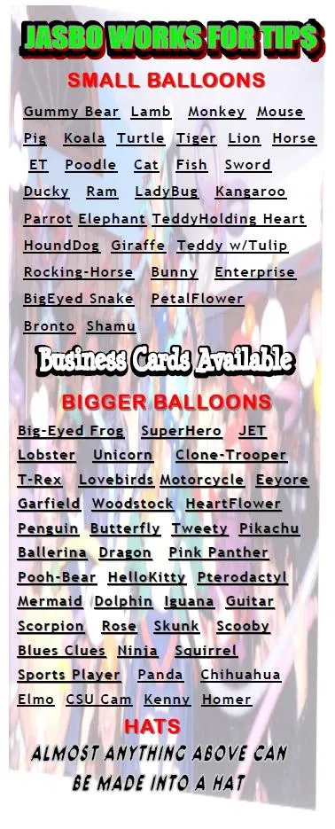 Northern Colorado Balloon Twister, Ft Collins, Loveland, Greeley, Longmont, Boulder, Denver, twister, balloon