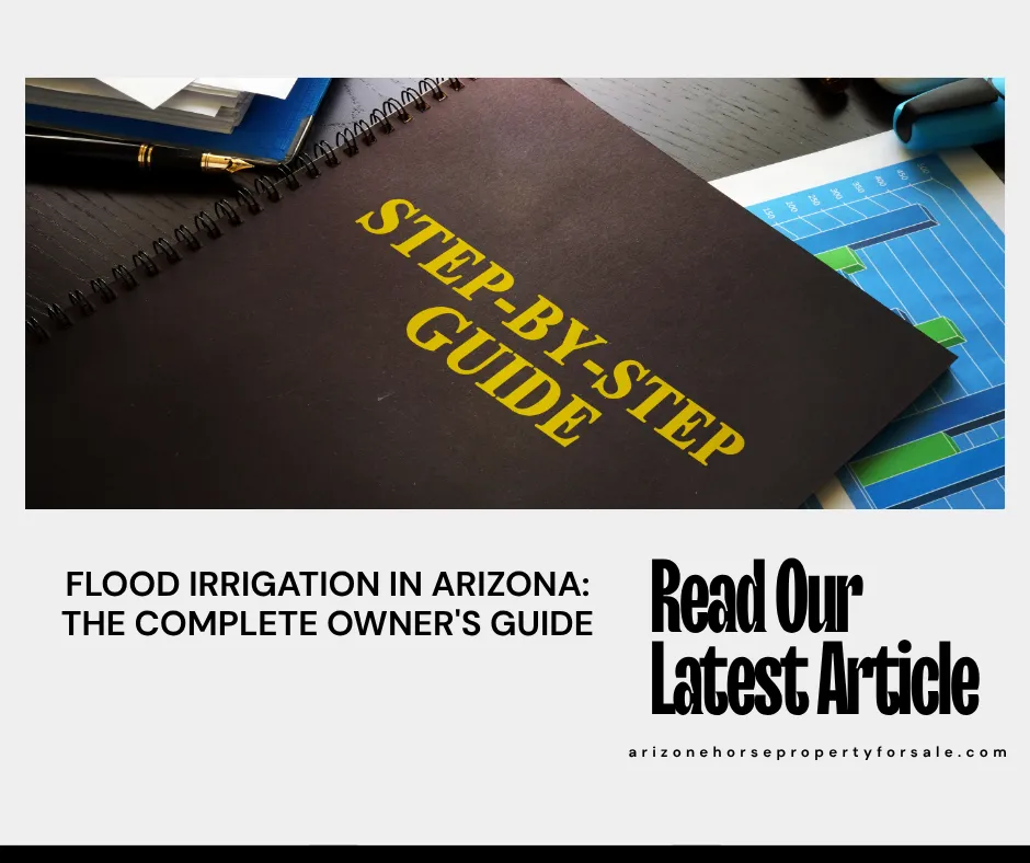 flood irrigation Arizona horse property guide Kim Williamson