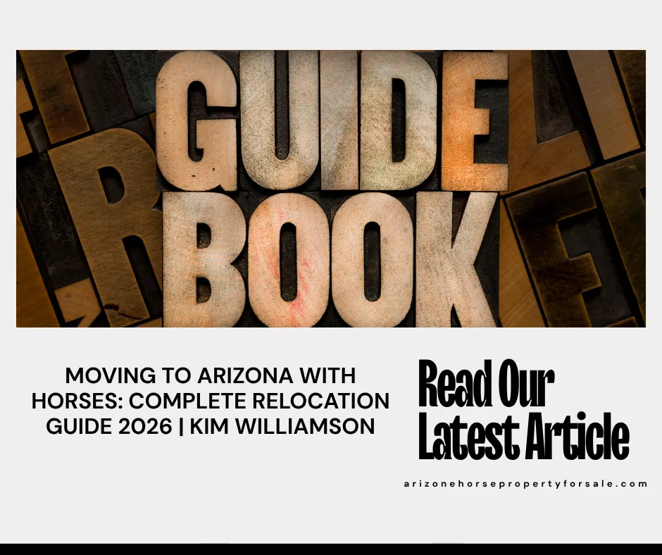 moving to Arizona with horses relocation guide Kim Williamson