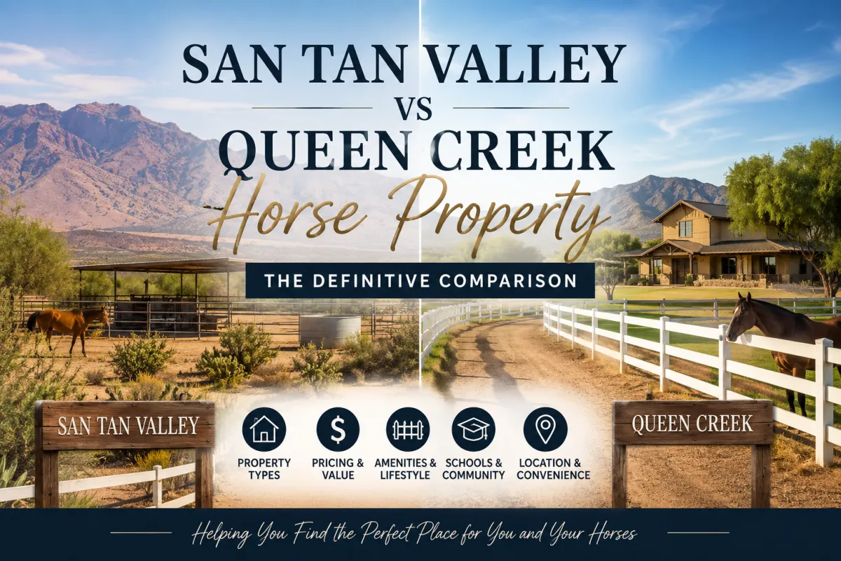 San Tan Valley vs Queen Creek horse property Kim Williamson