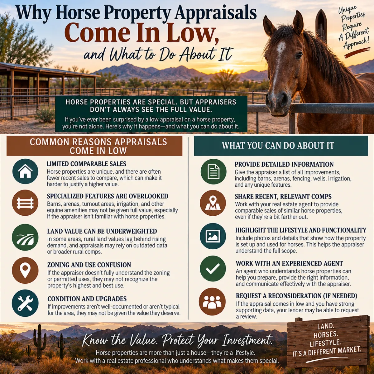 Why Horse Property Appraisals Come In Low, and What to Do About It