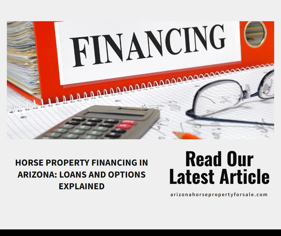 "horse property financing Arizona loans Kim Williamson"