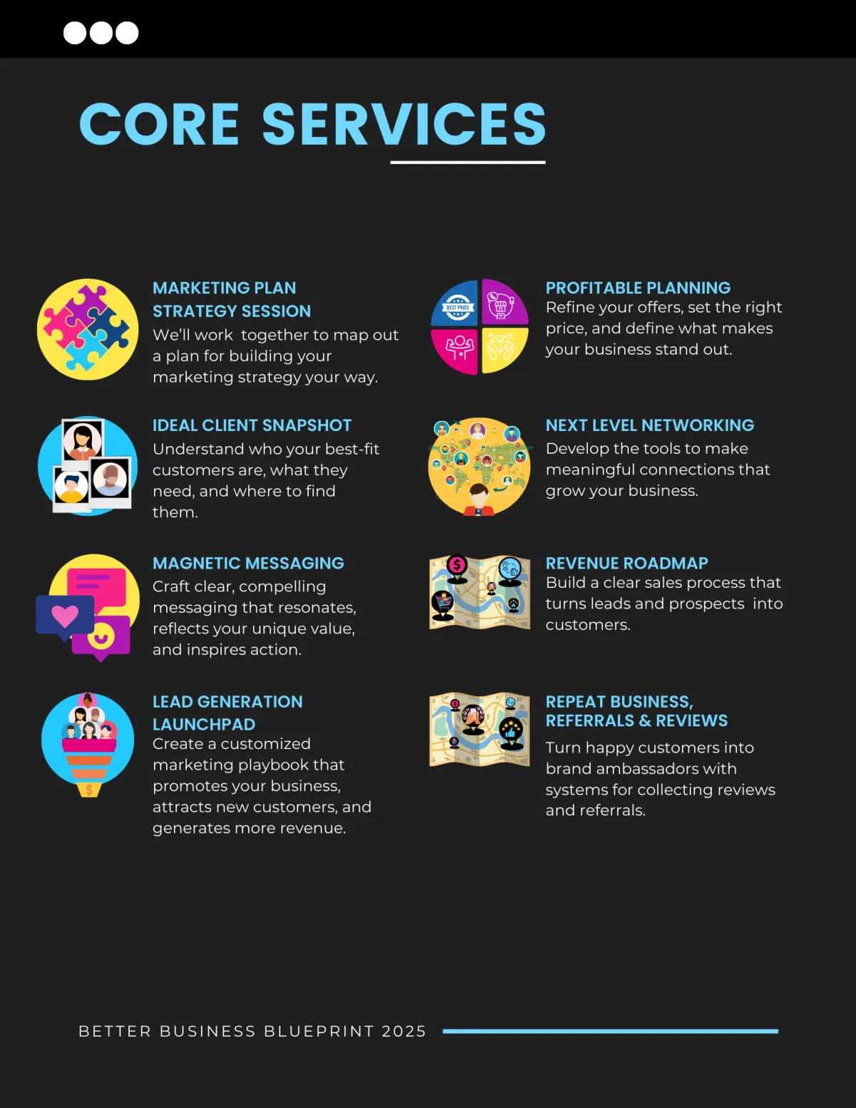Five Strategies Infographic