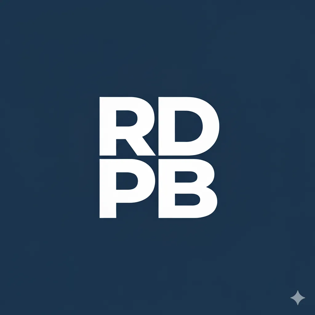 Anticipation Builder brand logo, modern sans-serif wordmark in deep blue and aqua, centered on white, minimal, clean, with subtle shadow for depth