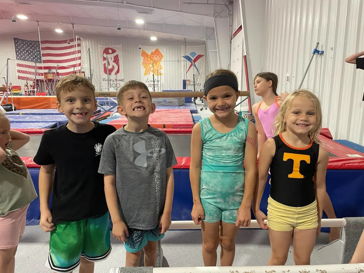 Kids recreational gymnastics at GymTek Academy in Knoxville 