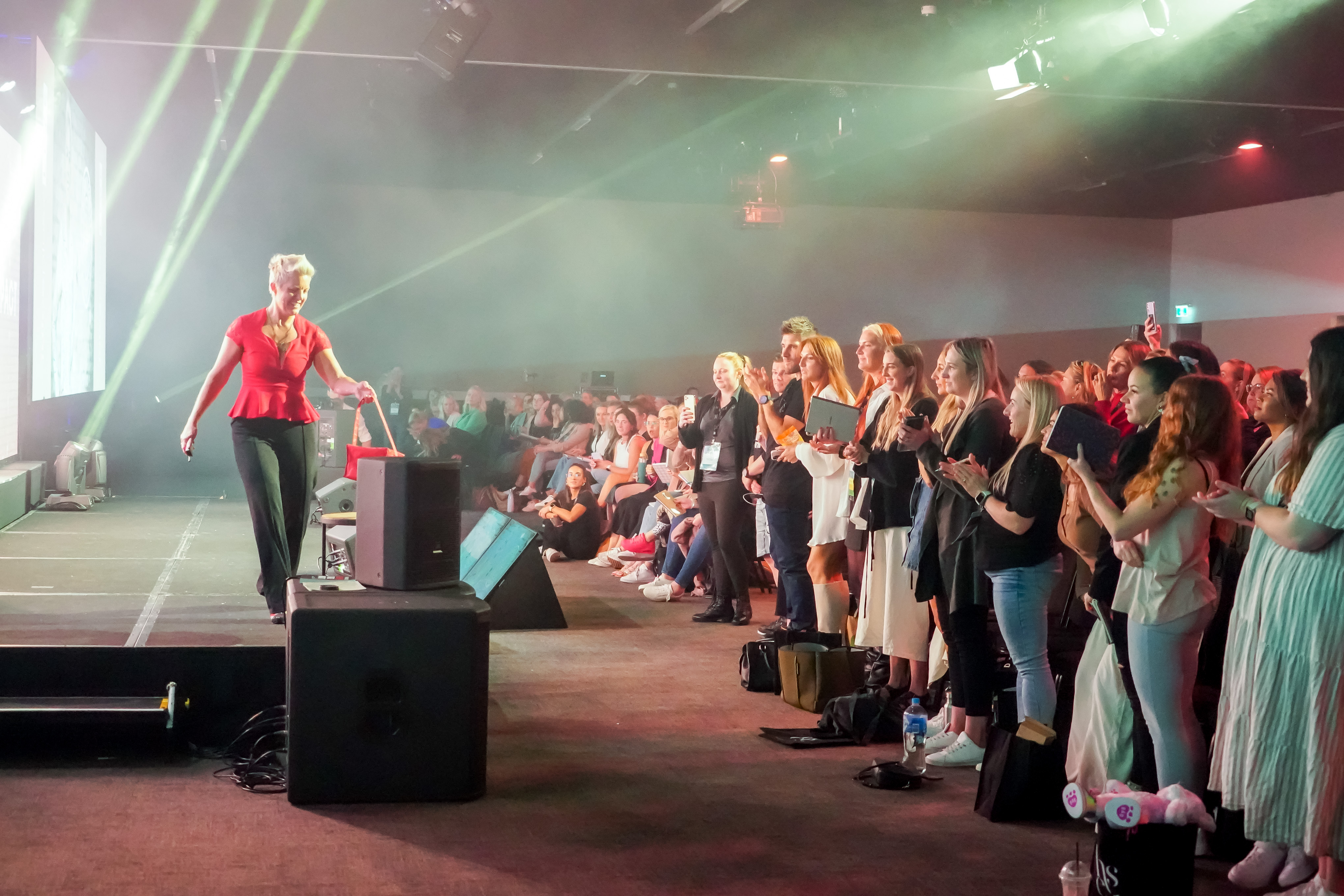 Lauren receiving a standing ovation