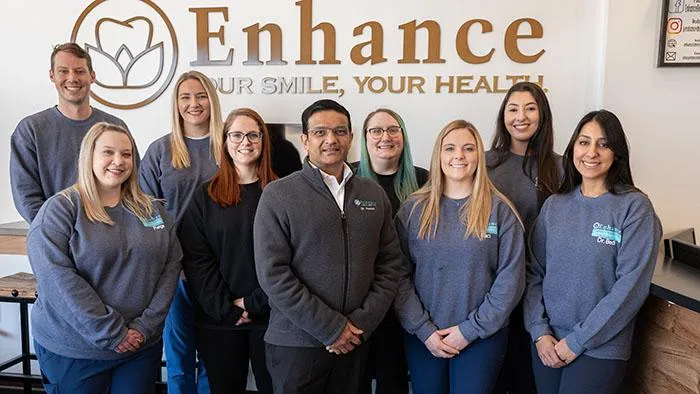 The friendly and professional orthodontic team at Enhance Ortho serving Ann Arbor.