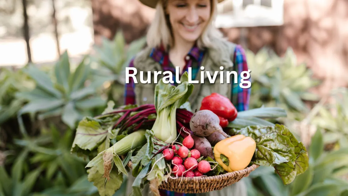 woman holding basket of vegetables inlcuding radishes bell peppers bok choy and beets