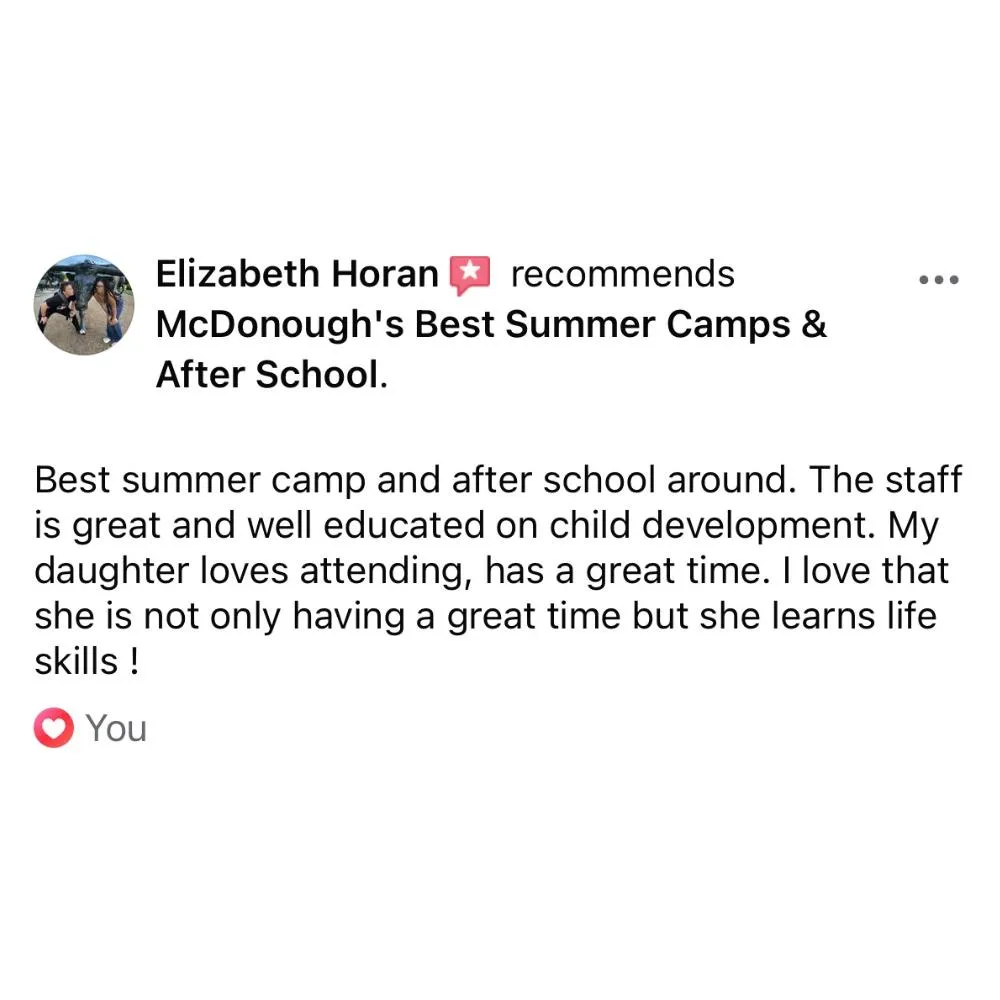 5 Star Reviews For McDonough's BEST Kid Summer Camp & After School