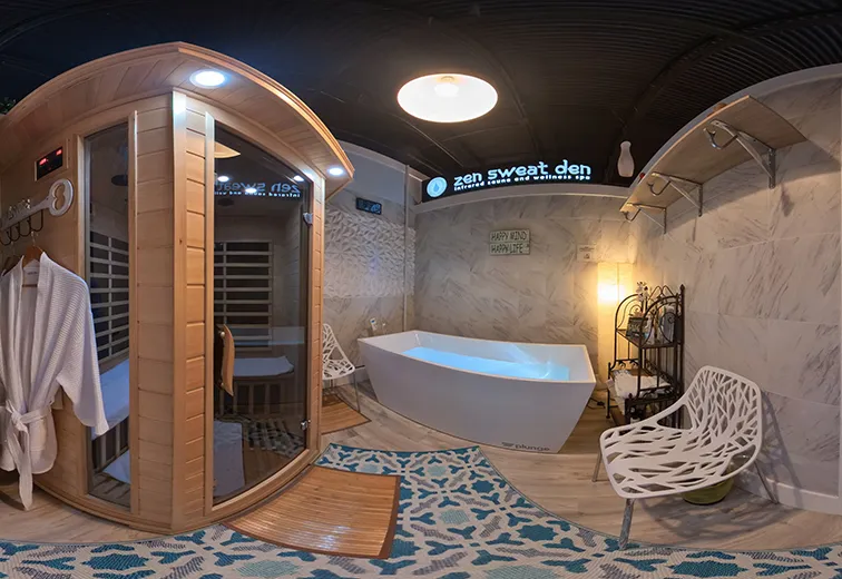 sauna cold plunge service room