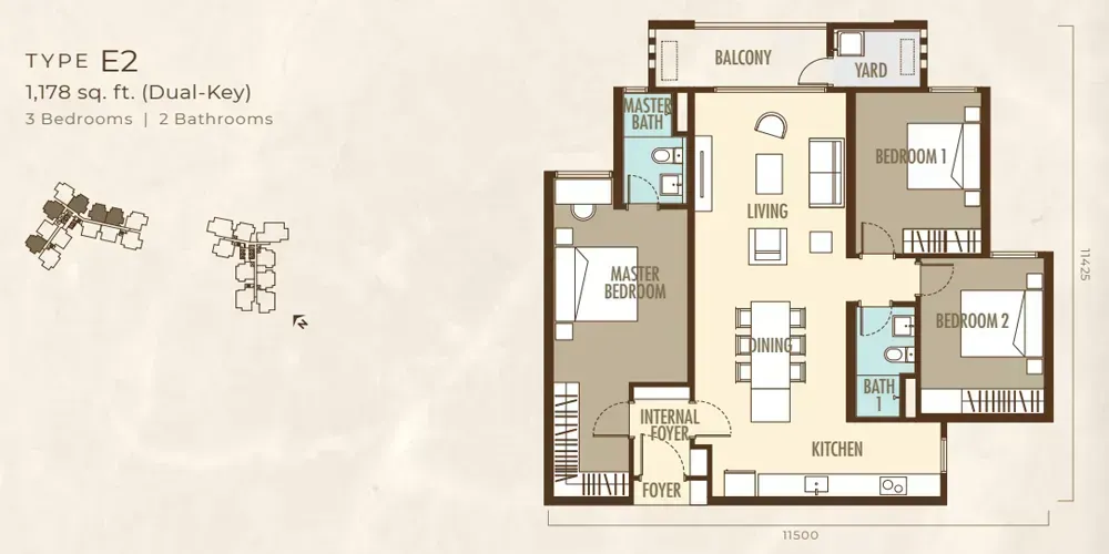 ayanna residence floor plan