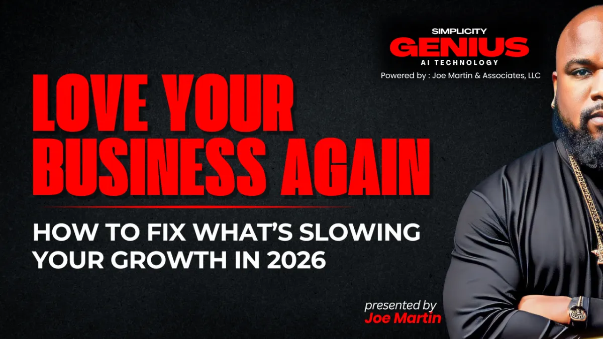 Fix Your Business Systems in 2026 | Joe Martin