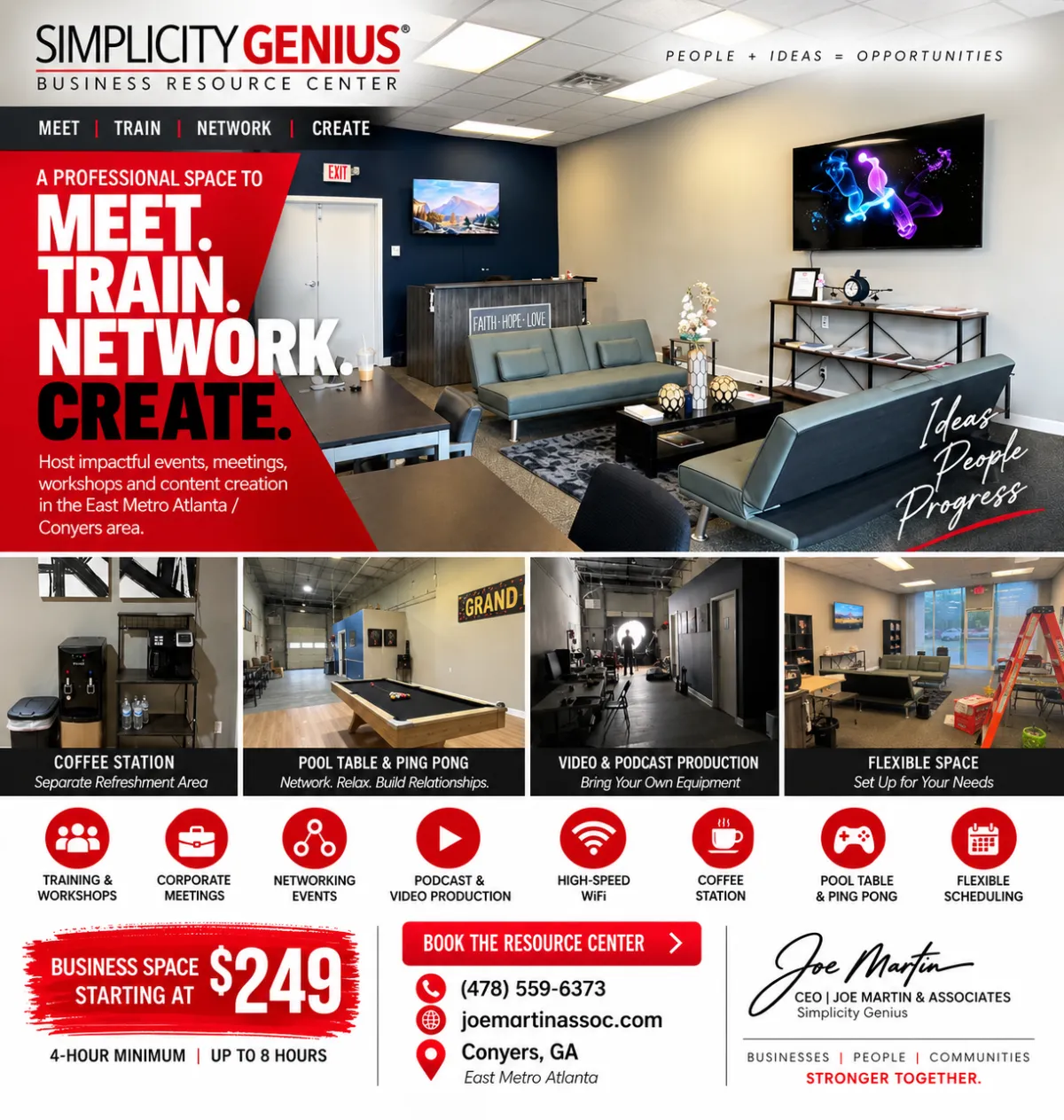 Professionals collaborating in a high-end executive meeting space