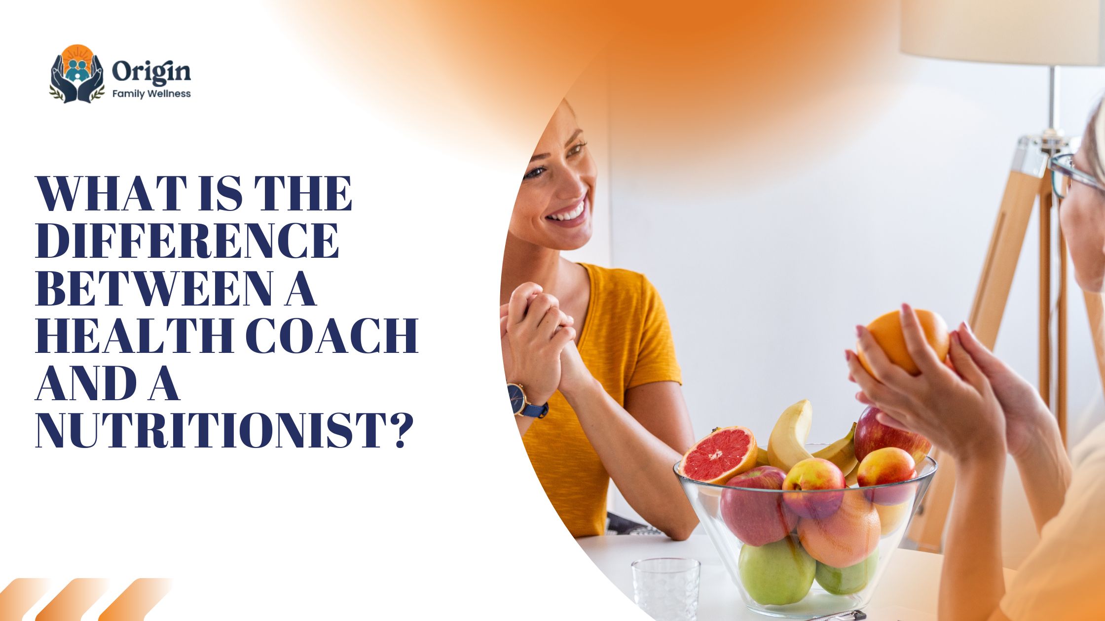 What is the difference between a health coach and a nutritionist?