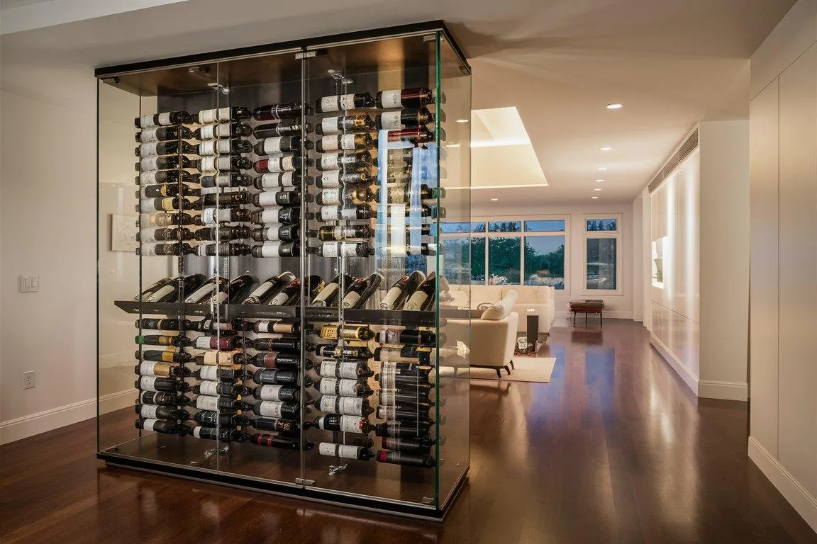 Custom Glass Wine Room