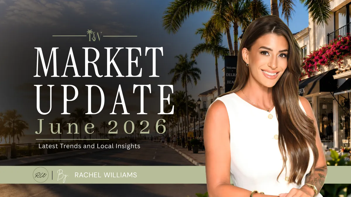 Delray Beach real estate market June 2026 update showing single-family and condo trends by area