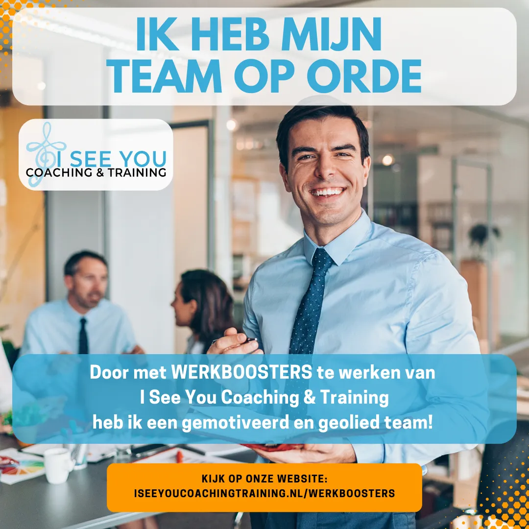 Manager die zijn team op orde heeft