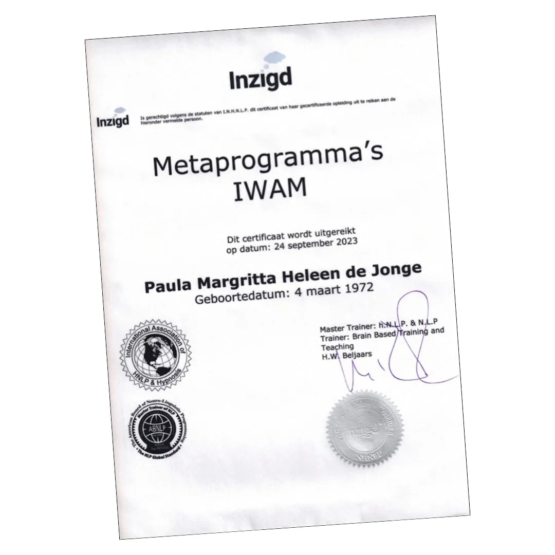 iwam certificaat