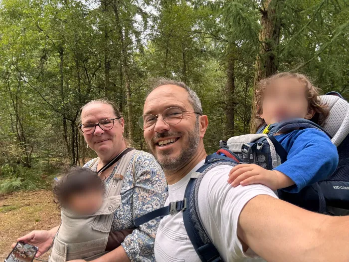 Dirk en Paula met de kleinkinderen