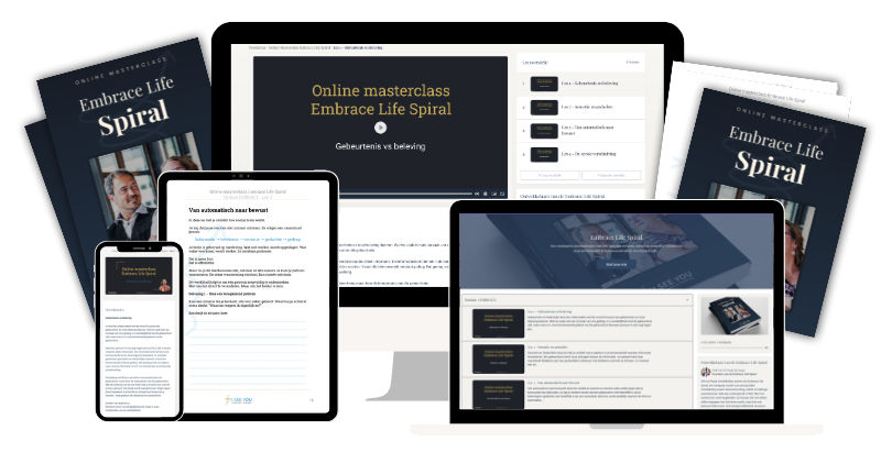 Online cursus Embrace Life Spiral met werkboek en lessen