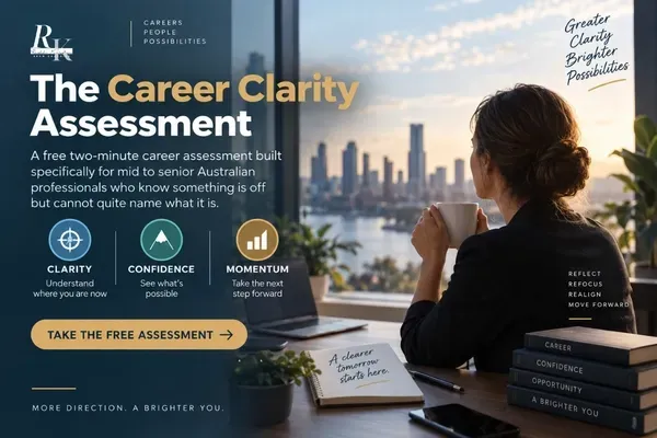 Clarity Map free career assessment tool for mid to senior Australian professionals, Grow Coaching