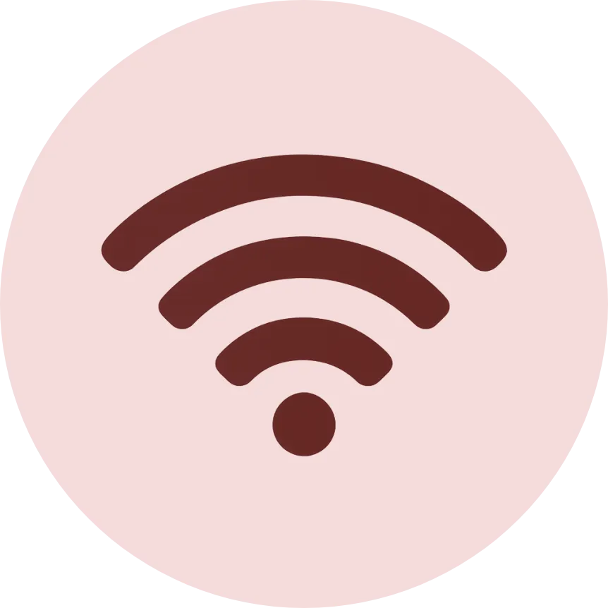 Wi-Fi signal icon representing online banking access