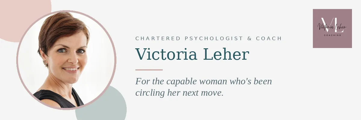 Victoria Leher, Chartered Psychologist and Coach
