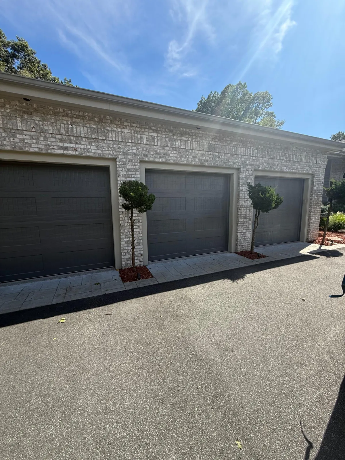 Garage door repair completed by Woonsocket Door Sales in Southern New England