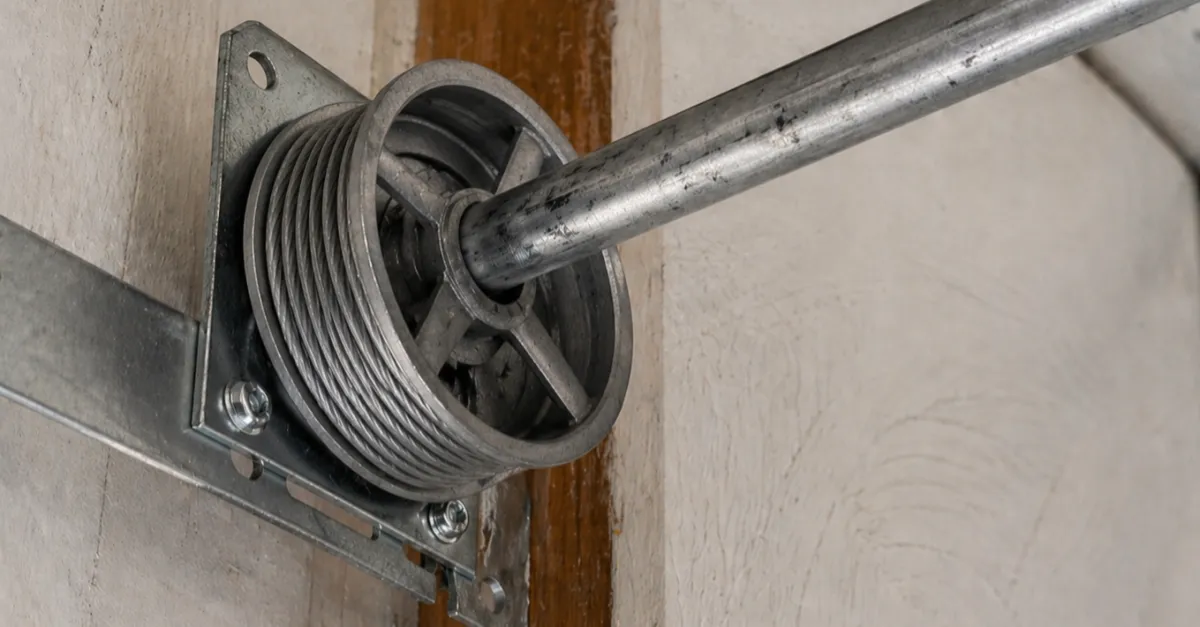 Garage door cable repair by Woonsocket Door Sales in Southern New England