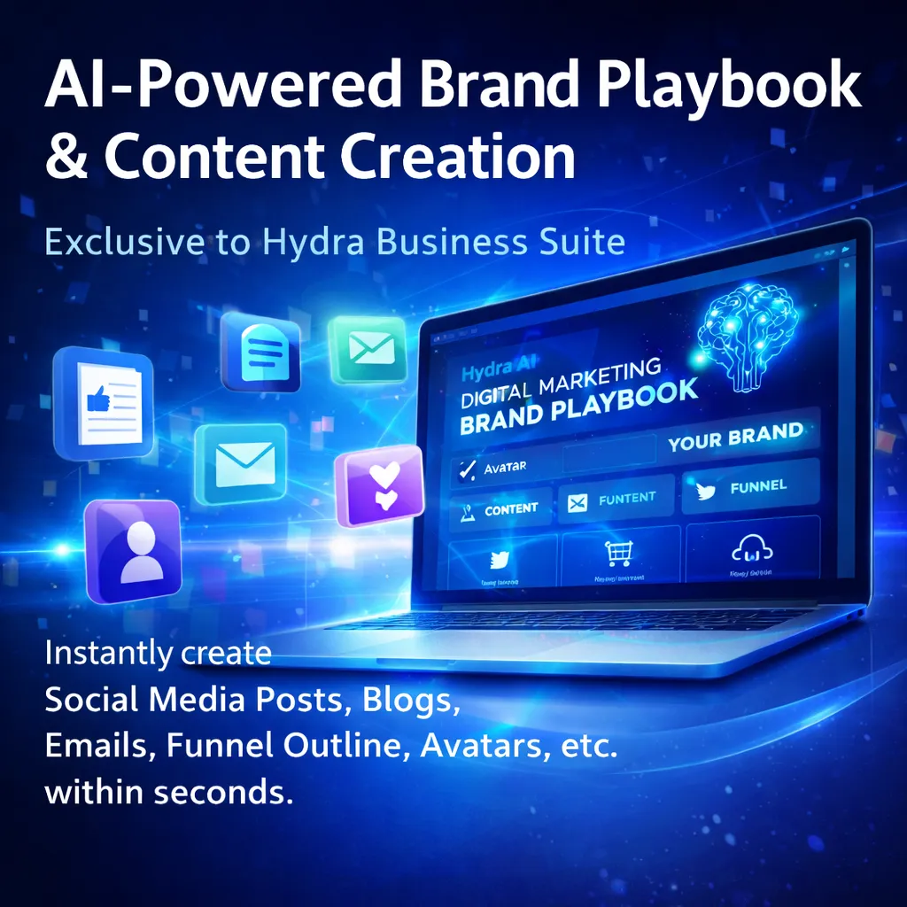 Illustrations representing automation, analytics, communications, and community tools.