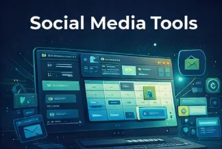 Illustrations representing automation, analytics, communications, and community tools.